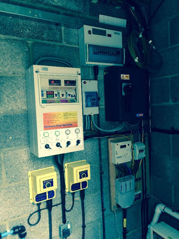 Electrical enclosure for swimming pool and spa control panels